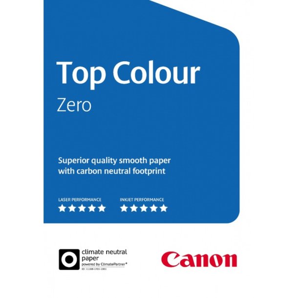 Canon Top Colour Zero FSC papir A4 - 500 ark - Hvid