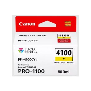 Canon PFI-4100Y - bl�ktank - 80ml - original - Gul