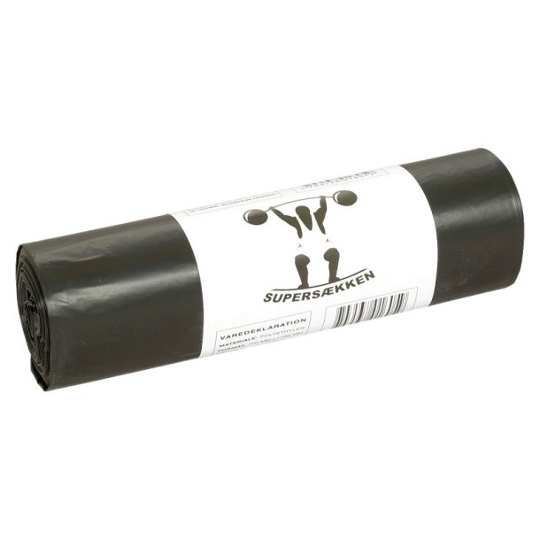 Bica affaldsposer - 50 Liter - 60 x 85 cm (BxD) - Sort - 17 my - 24 ruller &aacute; 10 stk.