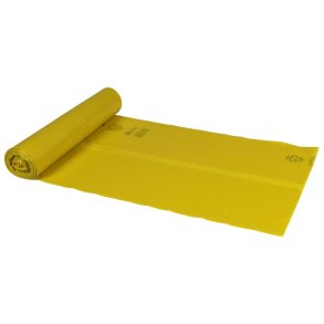 Bica affaldsskke - 100 Liter - 70 x 110 cm (BxD) - Gul - 34 my - 10 ruller  25 stk.