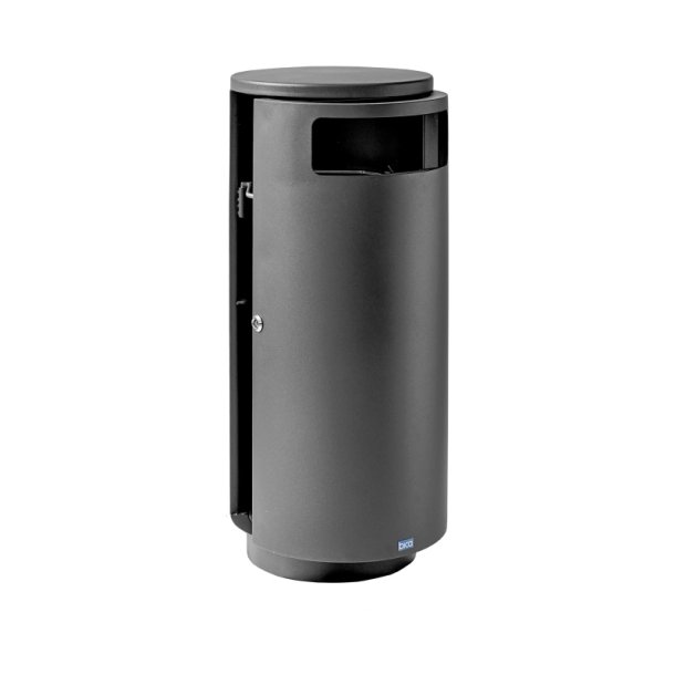 Bica 5074 - 1 x 95 liter - ben affaldsbeholder - stl - sort Antracit