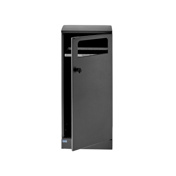 Bica 711 - 1 x 100 liter - ben affaldsbeholder - stl - sort Antracit