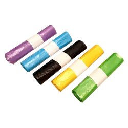 Bica affaldsposer - 25 Liter - 50 x 60 cm (BxD) - Sort - 20 my - 24 ruller &aacute; 25 stk.