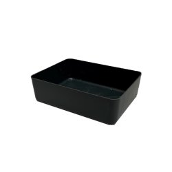 Bica Drypbakke - Sort Genbrugsplast - til 45 Liter affaldsbeholdere