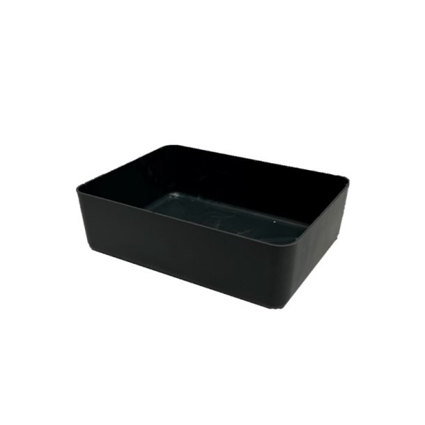 Bica Drypbakke - Sort Genbrugsplast - til 45 Liter affaldsbeholdere