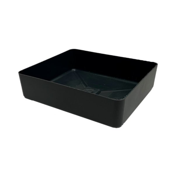 Bica Drypbakke - Sort Genbrugsplast - til 65 Liter affaldsbeholdere