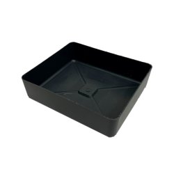 Bica Drypbakke - Sort Genbrugsplast - til 65 Liter affaldsbeholdere