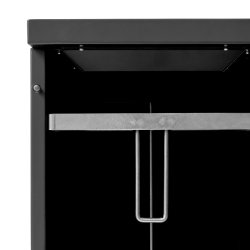 Bica 976 - 3 x 65 liter - Modulr affaldsbeholder med lg og pedaler - S30 - Antracit