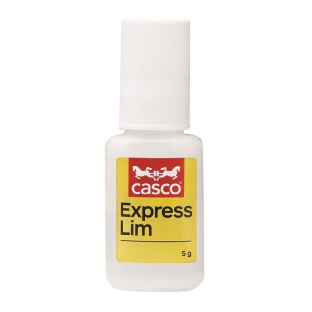 Casco sekundlim /expresslim - 5 gram - anvendes p sten, porceln, tr, lder mm