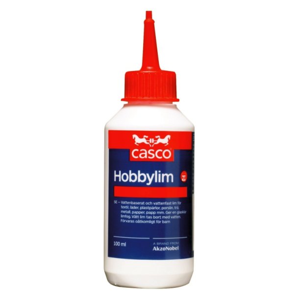 Casco hobbylim - 100ml - til f.eks. tr, papir, porceln og tekstiler