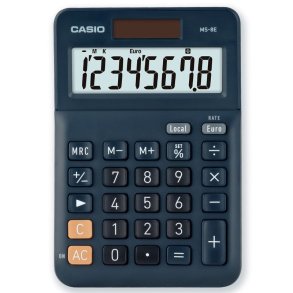 Casio lommeregner - MS-8E - sort