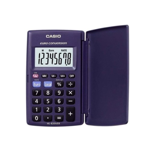 Casio lommeregner - HL-820VERA - slv