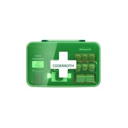 Cederroth Salvequick - srpleje dispenser - Komplet med 211 plastre og 40 srrens