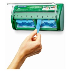 Cederroth Salvequick - Plasterdispenser - Komplet med 70 sporbare plastre og 40 srrens