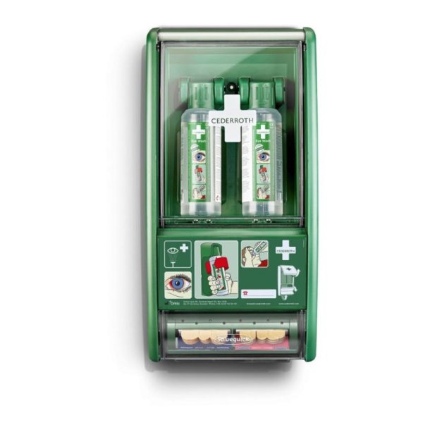 Cederroth jenskyllestation med Salvequick plasterdispenser