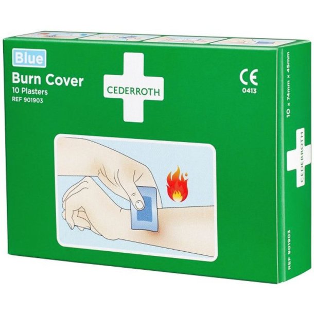 Cederroth Burn Gel - Brandsrsplaster - 10 stk. - Ml: 74x45 mm.