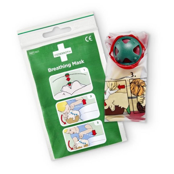 Cederroth Breathing Mask - Hjlpemidler til at give mund-til-mund vejrtrkning