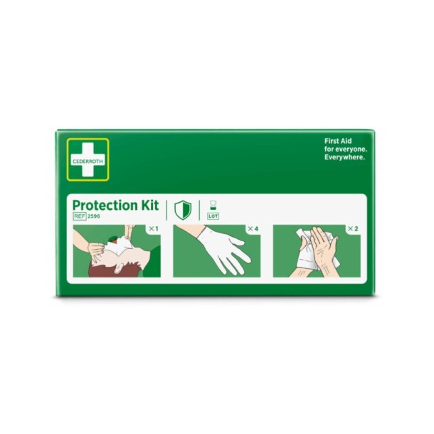 Cederroth �ndedr�tsmaske - mund-til-mund kit med s�rrens