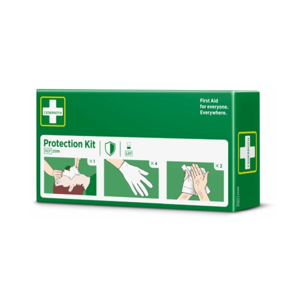 Cederroth �ndedr�tsmaske - mund-til-mund kit med s�rrens