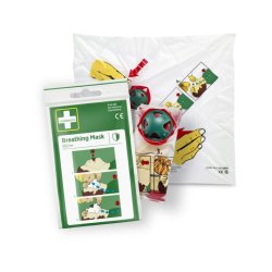Cederroth �ndedr�tsmaske - mund-til-mund vejrtr�kning