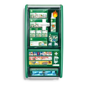 Cederroth F�rstehj�lpsstation - F�rstehj�lpsskab med indhold