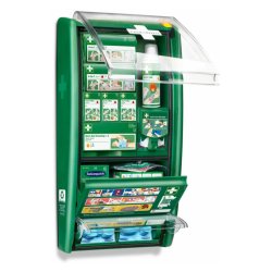 Cederroth F�rstehj�lpsstation - F�rstehj�lpsskab med indhold