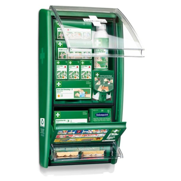Cederroth F�rstehj�lpsstation - F�rstehj�lpsskab med indhold