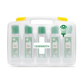 Cederroth �jenskylletaske - med 5 x 500 ml �jenskylleflasker
