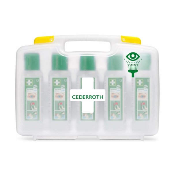 Cederroth �jenskylletaske - med 5 x 500 ml �jenskylleflasker