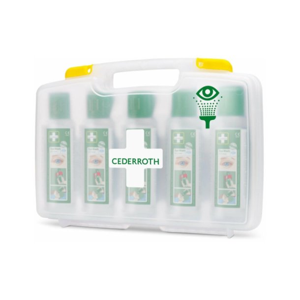 Cederroth �jenskylletaske - med 5 x 500 ml �jenskylleflasker