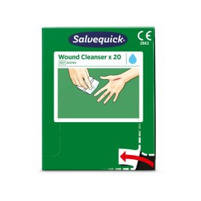 Cederroth Salvequick S�rpleje - steril fysiologisk renseservietter