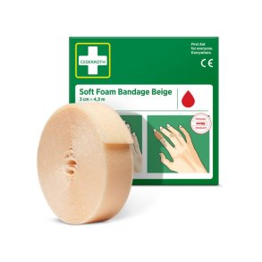 Cederroth Soft Foam Bandage Beige - 3cm selvkl�bende bandage