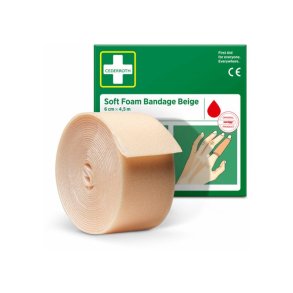 Cederroth Soft Foam Bandage Beige - 6cm selvkl�bende bandage