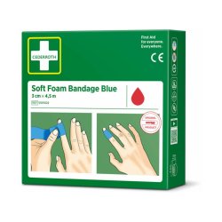 Cederroth Soft Foam Bandage Bl� - 3cm selvkl�bende bandage