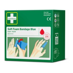 Cederroth Soft Foam Bandage Bl� - 6cm selvkl�bende bandage