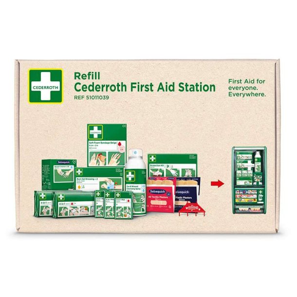 Cederroth f�rstehj�lpsstation Refill Pakke - fuldt s�t af refills