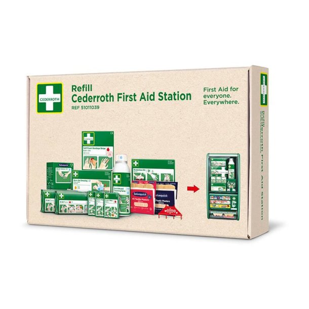 Cederroth f�rstehj�lpsstation Refill Pakke - fuldt s�t af refills