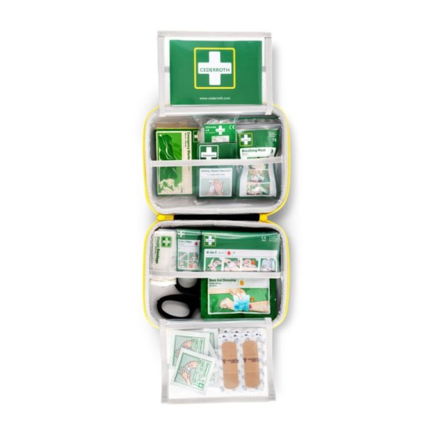 Cederroth First Aid Kit - mellem F�rstehj�lpskasse med indhold