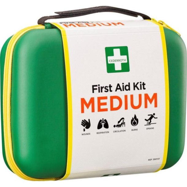 Cederroth First Aid Kit - mellem F�rstehj�lpskasse med indhold