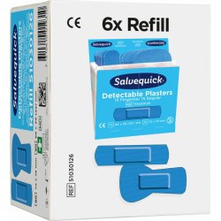 Salvequick Plaster � Bl� sporbare Fingerspids plaster