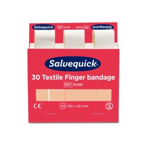 Salvequick Plaster til Finger - Ekstra Lange Tekstilplastre