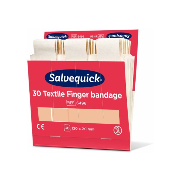 Salvequick Plaster til Finger - Ekstra Lange Tekstilplastre