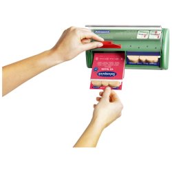 Salvequick Plasterdispenser - tekstil plaster og plast plaster