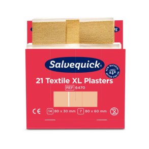 Salvequick Store finger Plaster - Ekstra Stort Tekstilplaster