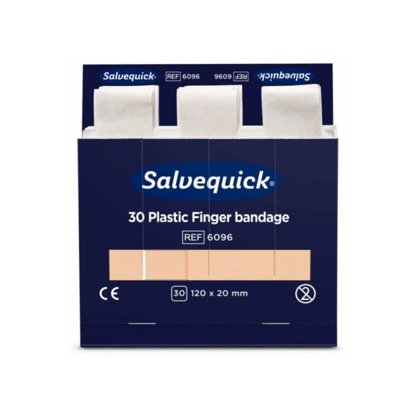 Salvequick plaster til finger � ekstra lange elastiske plaster