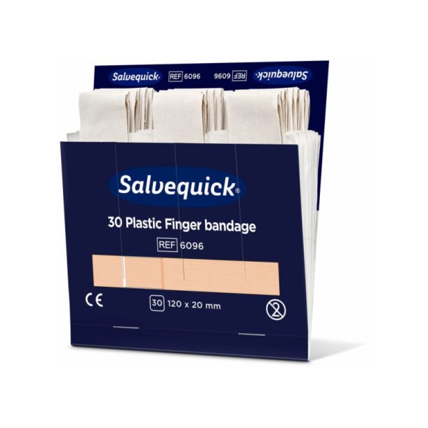 Salvequick plaster til finger � ekstra lange elastiske plaster
