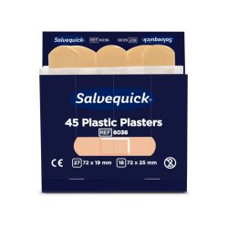 Salvequick plaster til finger � elastiske plast plaster