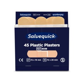 Salvequick plaster til finger � elastiske plast plaster