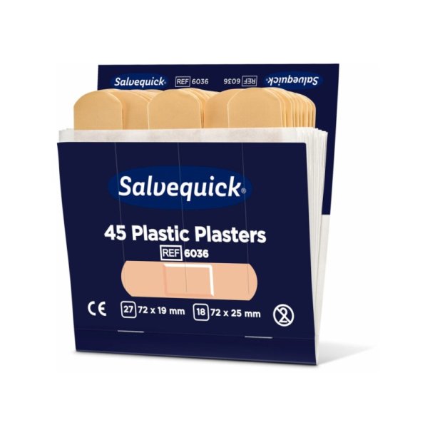 Salvequick plaster til finger � elastiske plast plaster