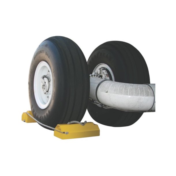 Checkers hjulklodser AC6800 - Aviation Wheel Chocks med reb